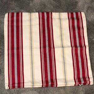 Set of two Pottery Barn Red and White Striped pillow cases